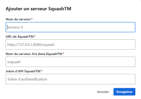 Ajout Serveur