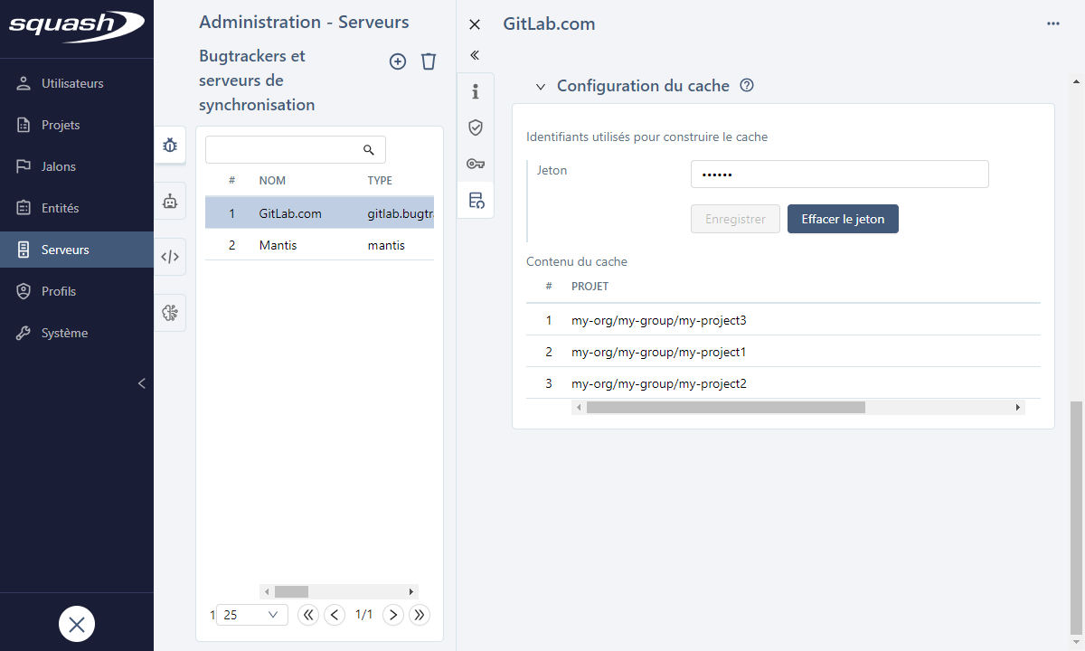 Configure the GitLab cache