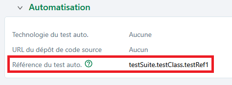 référence test automatisé