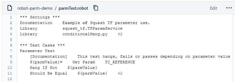 Exemple Robot Framework