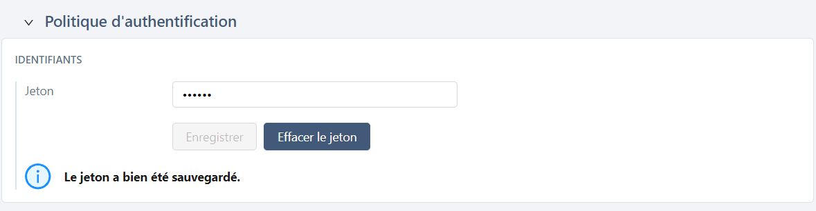 Bloc authentification d'un serveur d'IA