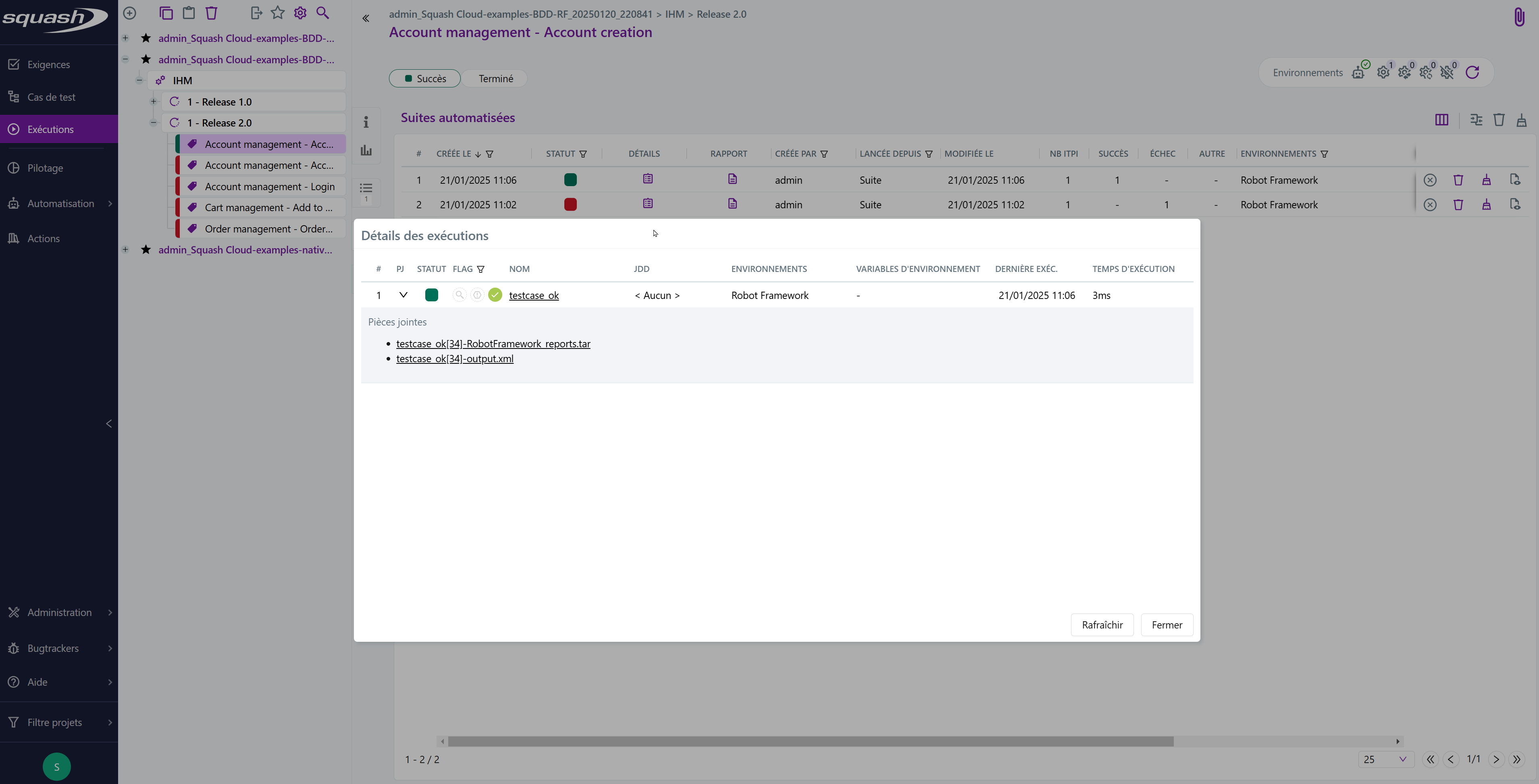 Indicateur "Corrigé"