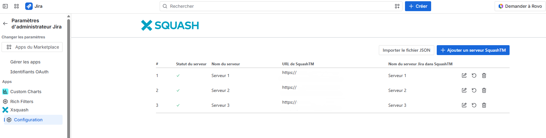 Configuration serveur