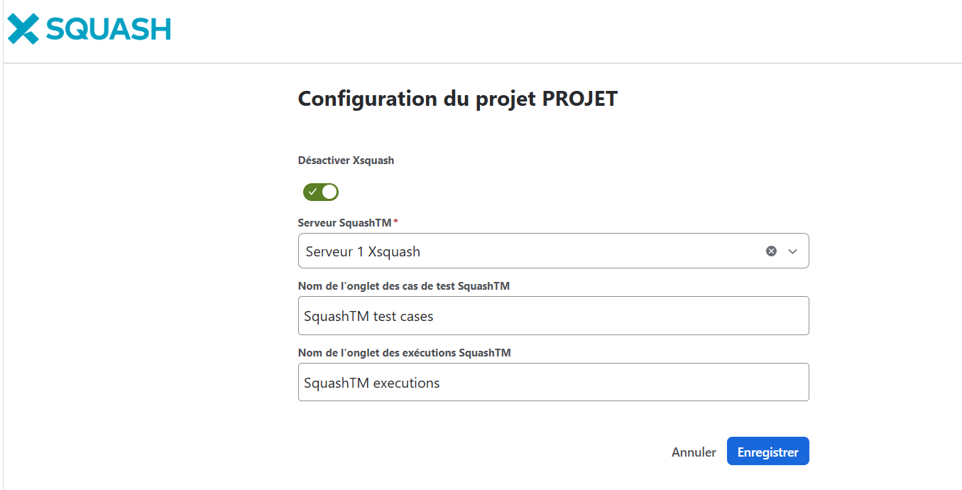 Activer Serveur