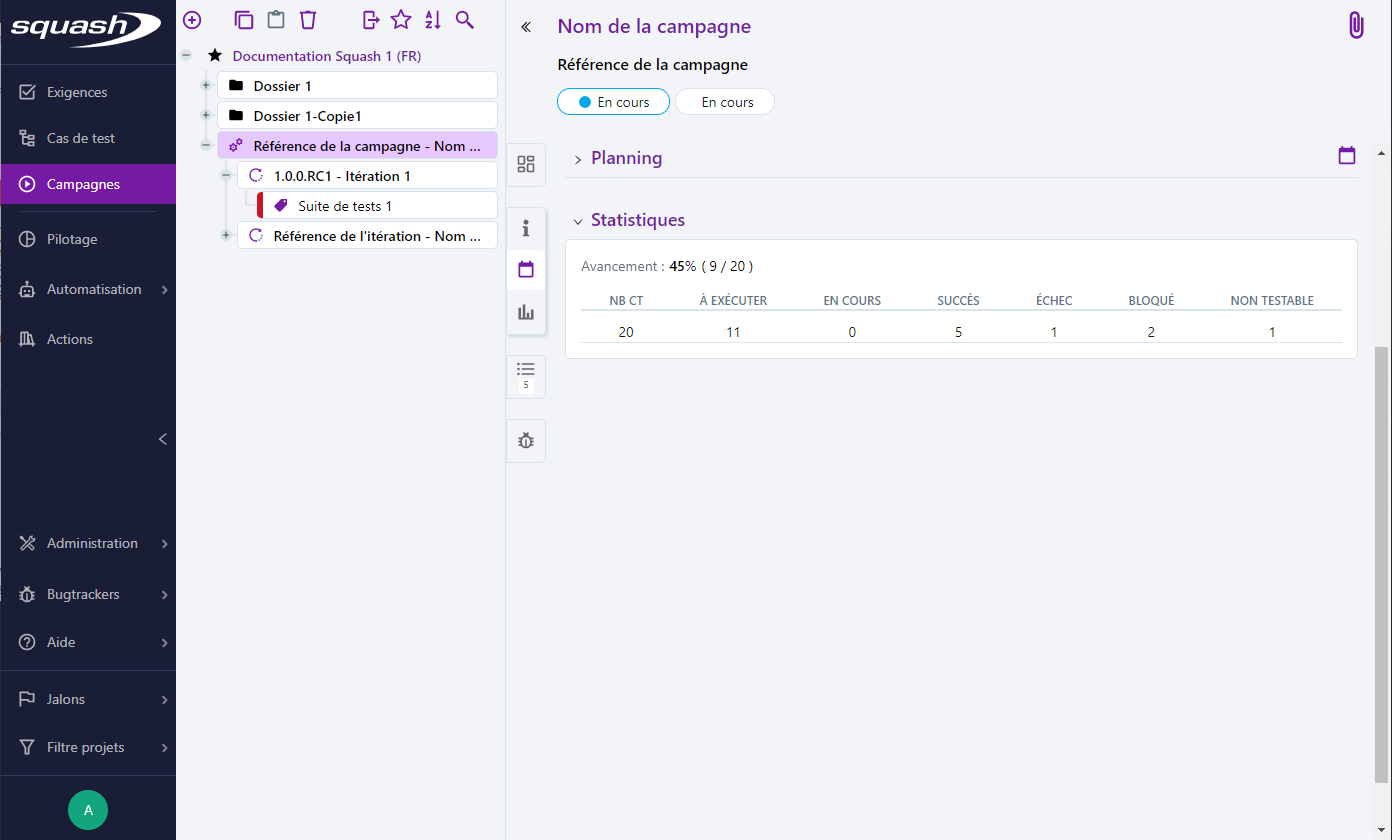 Statistiques Campagnes