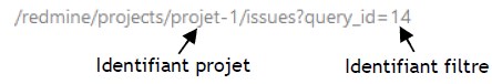 Explications identifiant du projet et du filtre