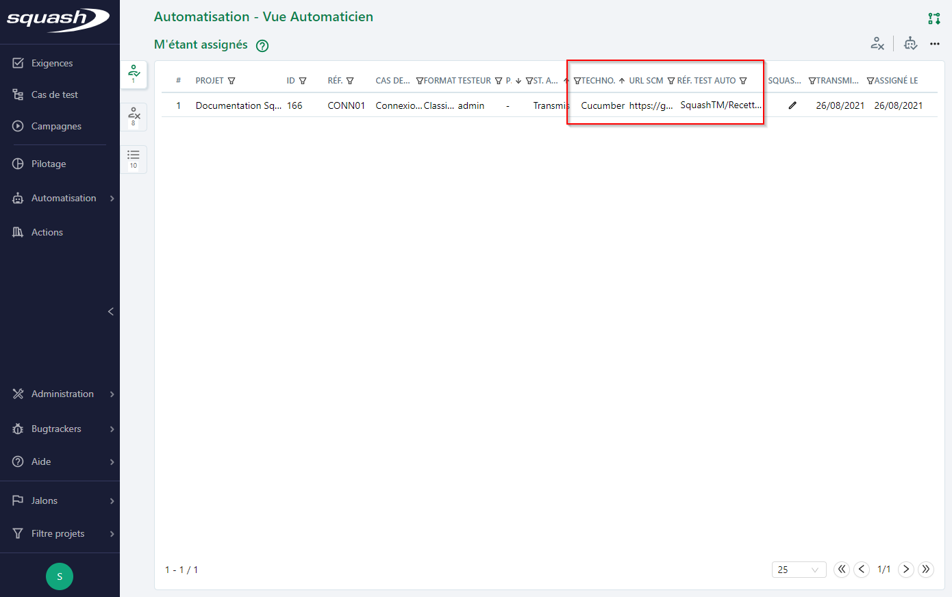 Associer un script auto à un cas de test classique avec Squash Orchestrator